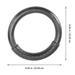 1 Pair ABS Gymnastic Ring Fitness Rings Workouts Ring Home Fitness Ring Pro Gym Ring for Fitness Use (Black)