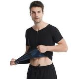 Orchip Sauna Vest for Mens with Zipper Sauna Suit Tank Top