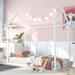 House Shaped Twin Size Metal Platform Bed Frame - Premium Steel Slat Support - Cute Style for Kids' Bedroom Furniture