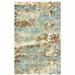 HomeRoots 508869 8 x 10 ft. Blue & Brown Abstract Hand Loomed Stain Resistant Rectangle Area Rug