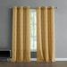 French Connection Somerset Embroidered Light Filtering Grommet Window Curtain 2-Panel Sets