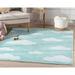 Clouds Rug Green 3 3 X 5 Apollo Kids Collection