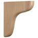 Ekena Millwork Eaton Wood Architectural Bracket - Cherry - 1.75 in. W x 10.5 in. D x 10.5 in. H