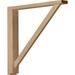 Ekena Millwork Traditional Shelf Bracket - Cherry - 2.5 in. W x 17.75 in. D x 17.25 in. H