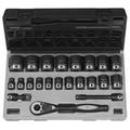 Eagle 1/2in. Drive 6 Point 22 Pieces Fractional Duo Socket Set
