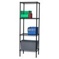 Shelving Inc. Black Wire Shelving with 3 Tier Shelves - 18 d x 48 w x 34 h Weight Capacity 300lbs Per Shelf