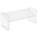 Xiaobai Desktop Storage Shelf Stackable Sturdy Dust-proof Transparent Large Capacity Cosmetic Rack Shelf for Bathroom