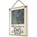 What is Done in Love is Done Well/Van Gogh Quote Ceramic Wall Plaque 7.25-Inches