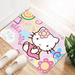 Sanrio Hello Kitty Carpet Kawaii My Melody Anime Figure Carpet Floor Mat Bedroom Door Way Bathroom Household Absorb Water Cute