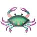 1Pc Wall Hanging Adornment Crab Design Pendant Household Decor for Home