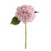 Ovzne Artificial Hydrangea Flower Large Natural Lifelike Real Touch Hydrangea Flower Faux for Home Party Decor Outdoor Wedding Table Decoration Pink