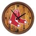 Boston Red Sox 20.25" Faux Barrel Top Clock