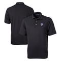 Men's Cutter & Buck Black Pac-12 Gear Virtue Eco Pique Recycled Polo