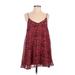 Show Me Your Mumu Casual Dress - A-Line V Neck Sleeveless: Pink Dresses - Women's Size X-Small