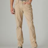 Lucky Brand 223 Straight Sateen Stretch Jean - Men's Pants Denim Straight Leg Jeans in Sand, Size 33 x 32