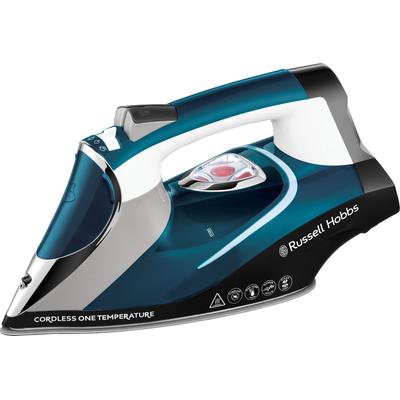RUSSELL HOBBS Dampfbügeleisen "Cordless One Temperature 26020-56", blau, B:10,9cm H:15,8cm T:33,5cm, Bügeleisen Image