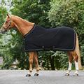 Harry Hall Masta Horse Fleece Stable Rug - Protective Super Soft Sheet for Horses - Equestrian Show Travel Blanket - Breathable Anti-Rub lining - Black, Size 4ft 6inch