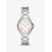 Michael Kors Mini Camille Silver-Tone Watch Silver One Size