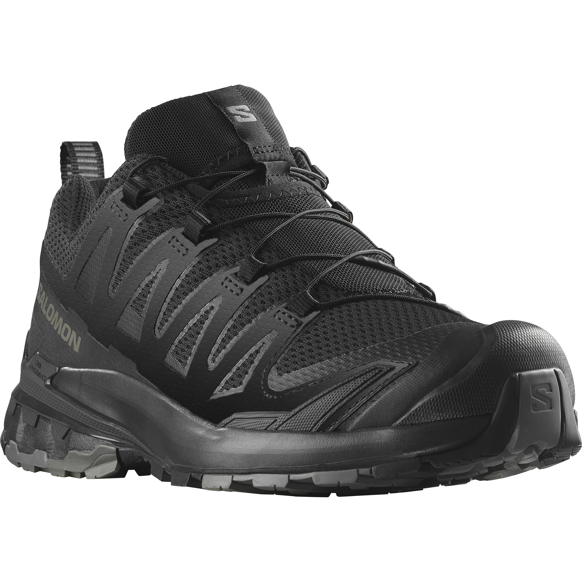 Trailrunningschuh SALOMON "XA PRO 3D V", Damen, Gr. 46,5, schwarz, Synthetik, Textil, Schuhe