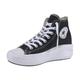 Sneaker CONVERSE "CHUCK TAYLOR ALL STAR MOVE PLATFORM" Gr. 42, schwarz-weiß (schwarz, weiß) Schuhe Schnürstiefeletten