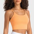 LU-523 Thin Shoulder Beauty Sports Bra Women Underwears lu Yoga Vest Gym Clothes Workout Fitness Tank Tops with Padded Bra