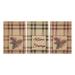 Millwood Pines Connell Pinecone Plaid Tea Towel Set of 3 19x28 Cotton in Brown | 28 H x 19 W in | Wayfair BD2A1010AD8C49FEBD1D1AE06743E411