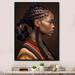 Dakota Fields Cormiers African American Woman Traditional Clothes VI On Canvas Print Plastic in Brown | 44 H x 34 W x 1.5 D in | Wayfair