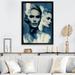 Winston Porter Chayil Models Double Exposure In Vintage Blue II On Canvas Print Metal in Blue/Gray | 32 H x 16 W x 1 D in | Wayfair