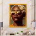 Everly Quinn Contemporary Portrait Of Young African American Wo Contemporary Portrait Of Young African American Woman On Canvas Print Metal | Wayfair
