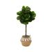 Primrue Trevino 48" Artificial Fiddle Leaf Fig Tree in Basket Plastic | 48 H x 20 W x 20 D in | Wayfair 2FA8598482FF41AC99DB0627425E459E