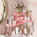 Hokku Designs Dhiyan Corner Bathroom Organizer Metal in Pink | 15.2 H x 26.75 W x 7 D in | Wayfair 16FCDE850D204105A21E1497284D168A