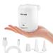 CAMULAND Air Pump w/ 4000mAh USB Rechargeable Battery in White | 4 H x 2.9 W x 3.9 D in | Wayfair BP34W