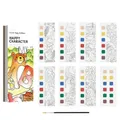 Livre de peinture à l'aquarelle pour enfants livre de coloriage amusant fournitures d'art pour