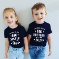 I'm Being Promoted To Big Sister/Brother 2024 Baby Announcement T Shirt Kids T-shirt Children Tops