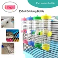 250ml Hamster Drinker Plastic Water Bottle Dispenser Feeder Hanging Pet Guinea Squirrel Rabbit Dog