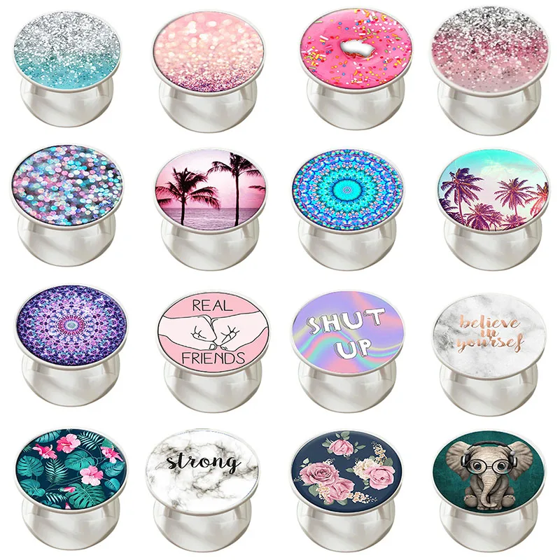 Faltbare Telefon Sockel Stehen Halter Für Smartphones und Tabletten Handy Universal Finger Ring Halter für iphone Samsung