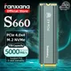 Fanxiang s660 m.2 ssd 500gb 1tb 2tb 5000 mb/s m.2 nvme pcie 4 0 x4 ssd internes Solid-State-Laufwerk