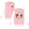 Die Aristocats Marie Cat Baseball jacke Frauen Hip Hop Harajuku Jacken Streetwear Kinder Mädchen lose College-Mäntel