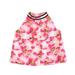 Pre-owned Janie and Jack Girls Pink | Navy Floral Blouse size: 12-18 Months