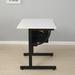 Adjustable Drafting Table w/ Stool, 3 Drawers, and Glass Top