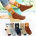 Up to 65% Off Compression Socks for Women 5Pair Kids Socks Cute Print Children Middle Tube Socks Breathability Warm Socks