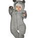 Ketyyh-chn99 Bodysuit Baby Long Sleeve Cute 2023 Girl Cotton Long Sleeve Bodysuits Grey 70