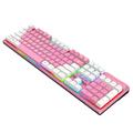 Ykohkofe K4 Gaming Keyboard LED Backlit Design Multimedia Keys For Desktop Computer PC Key Pad for Computer Mini Split Pad 18x36