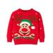 SILVERCELL Toddler Boy Girls Christmas Sweater Cute Funny Reindeer Snowflake Holiday Santa Clause Knitted Sweatshirt 1-6T