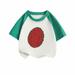 thermal girls kids spaghetti strap top toddler kids baby boys girls gifts for children changing flip sequins t shirt watermelon tops short sleeve summer clothes