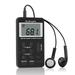 GoolRC HRD-103 AM Digital 2 Band Stereo Portable Pocket w/ Headphones LCD Screen Rechargeable Battery Lanyard