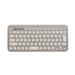 Logitech Wireless Keyboard Wireless Thin Small K380GY Greige Bluetooth Wireless Keyboard Windows Mac iPad iOS Android Chrome Surface K380