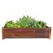 Wooden Raised Garden Bed Planter Boxes 26" L x 13" W x 6" H