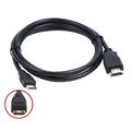 Kircuit Mini HDMI Cable Lead for PANASONIC Digital Camera HX-DC15EF HD Display