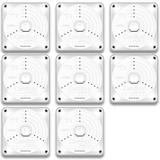 {Universal Camera Junction Box} Security Camera Box Wall Ceiling Mount Bracket Hide Cable Outdoor Cable Box Enclosure Base Boxes CCTV Dome Bullet Camera Cover ABS Electric Enclosure (8 Pack)